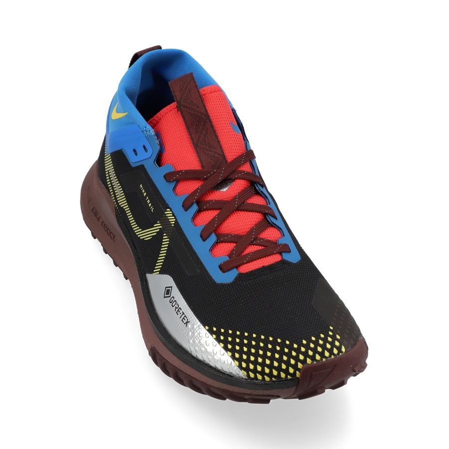 Nike Chaussures de Running React Pegasus Trail 4 Gore-Tex - Noir/Jaune/Bleu Femme