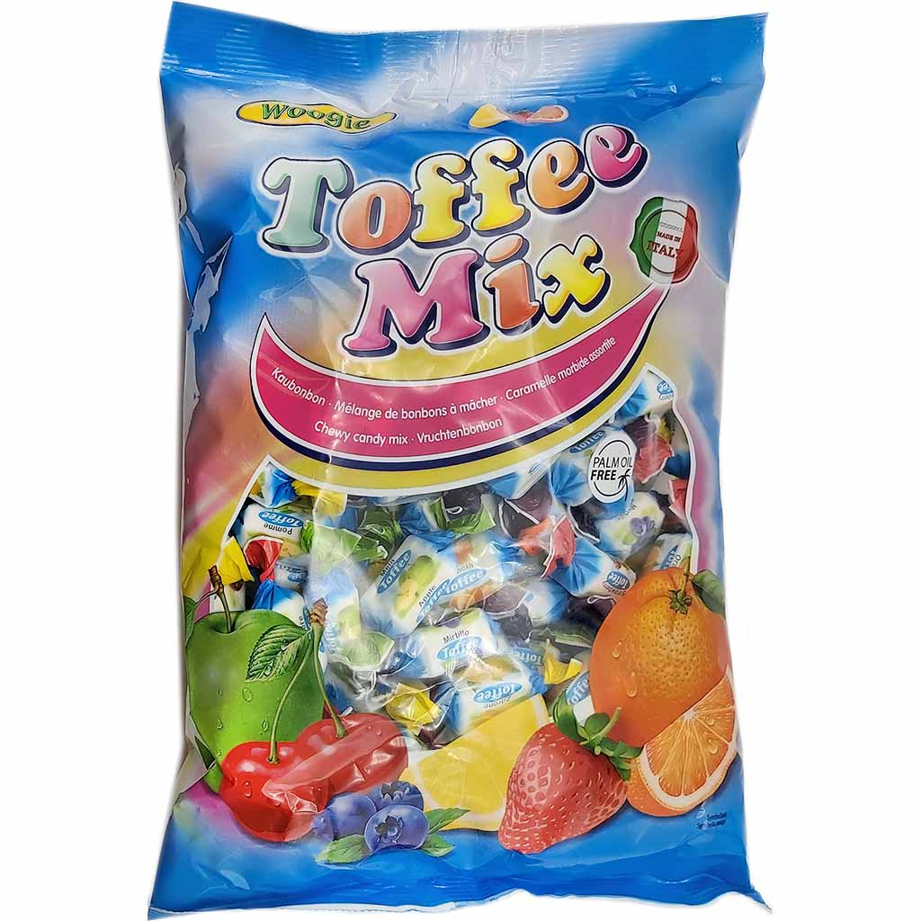 Woogie Kaubonbons Toffee Mix 1000g MHD:1.2.26