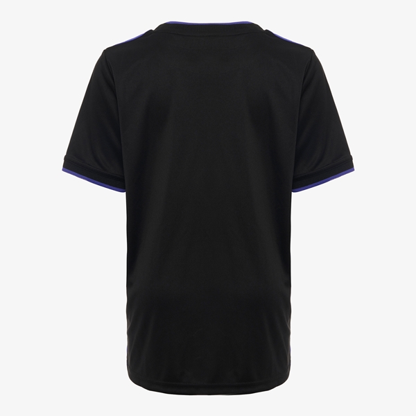 Dutchy kinder voetbal T-shirt zwart paars