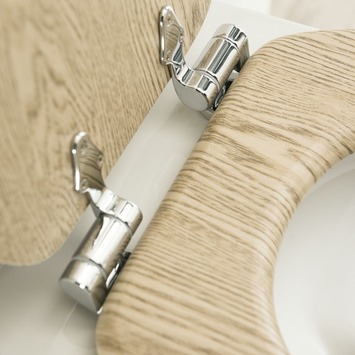 Tiger WC bril Steigerhout met Softclose