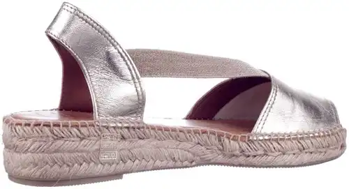 Etna Toni Pons platinum - maat 44 espadrille platinum - maat 44 Calandschoen