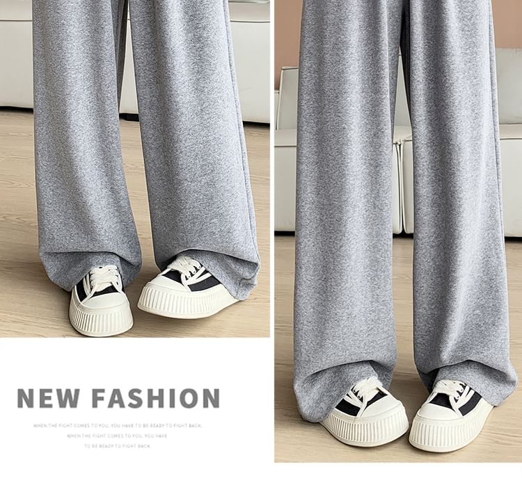 Dragan Pulse - Broek met elastische taille en wijde pijpen