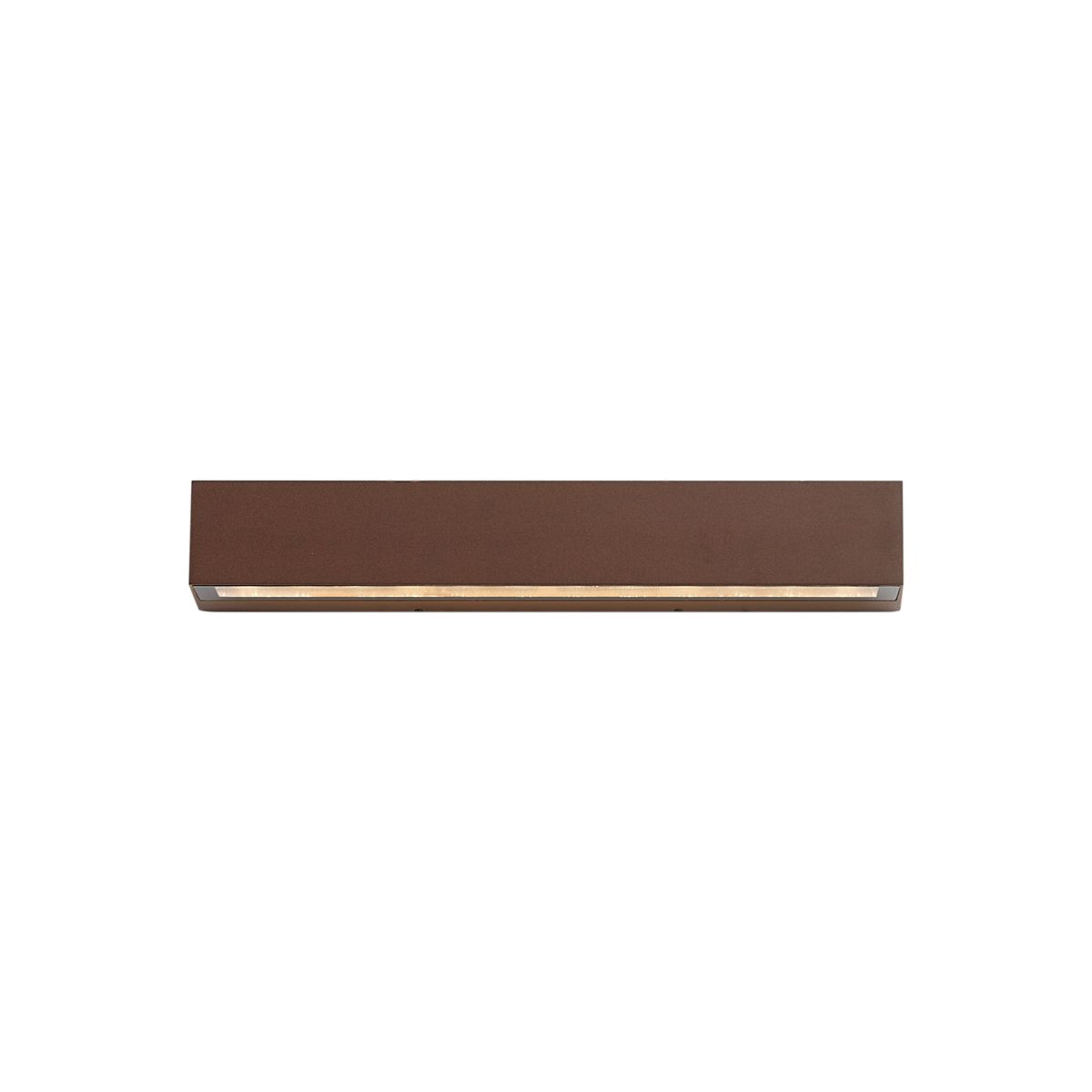 Industriële buiten wandlamp roestbruin 38cm incl. LED IP65 - Hannah
