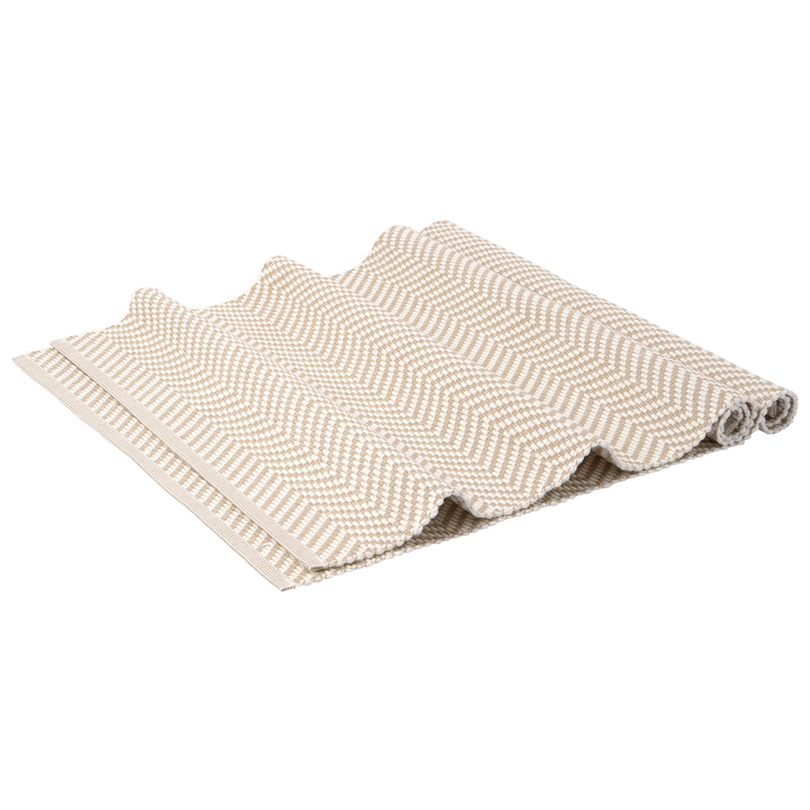 My Home 2 Platzsets mit grafischem Muster beige