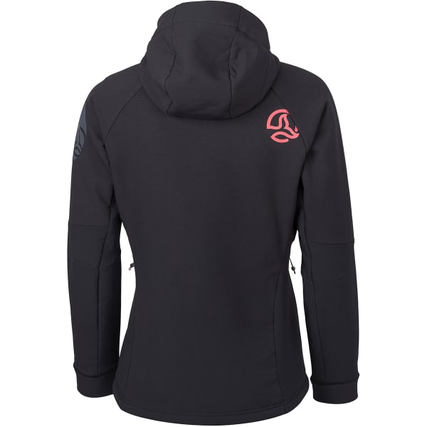 Softshell randonnée TERNUA LEKKA HARD HOOD 2.0 JKT W BLACK/WHALES GREY