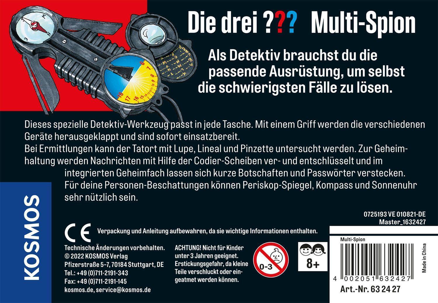 Detektiv-Zubehör DIE DREI ??? MULTI-SPION