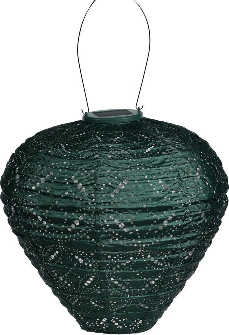 Lumiz solar lampion Mandela groen D 30 H 30 cm