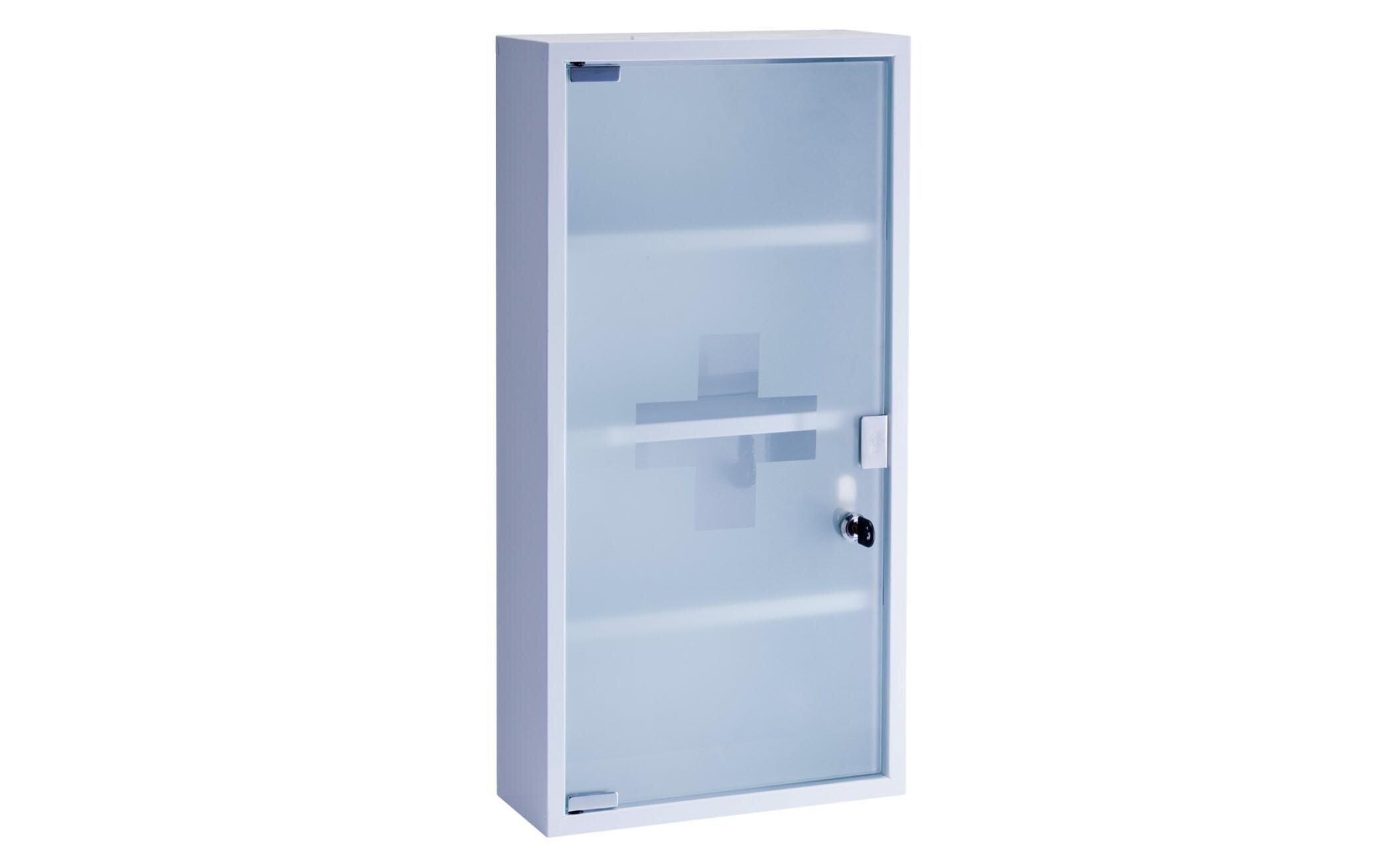 Erste Hilfe Schrank 30 x 12 x 60 cm, WeissMedizinschrank