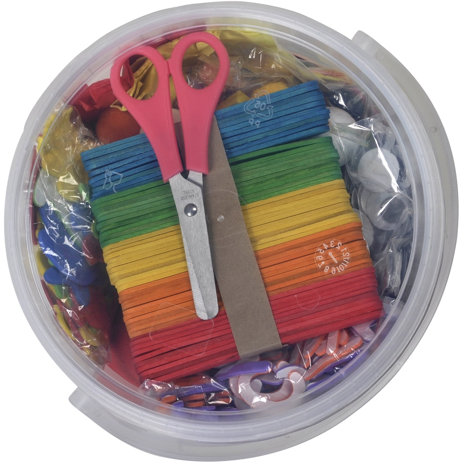 knorr toys® Bastelset Creative bucket750-tlg. blau