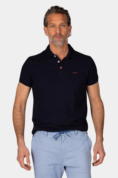 NZA blauwe heren polo