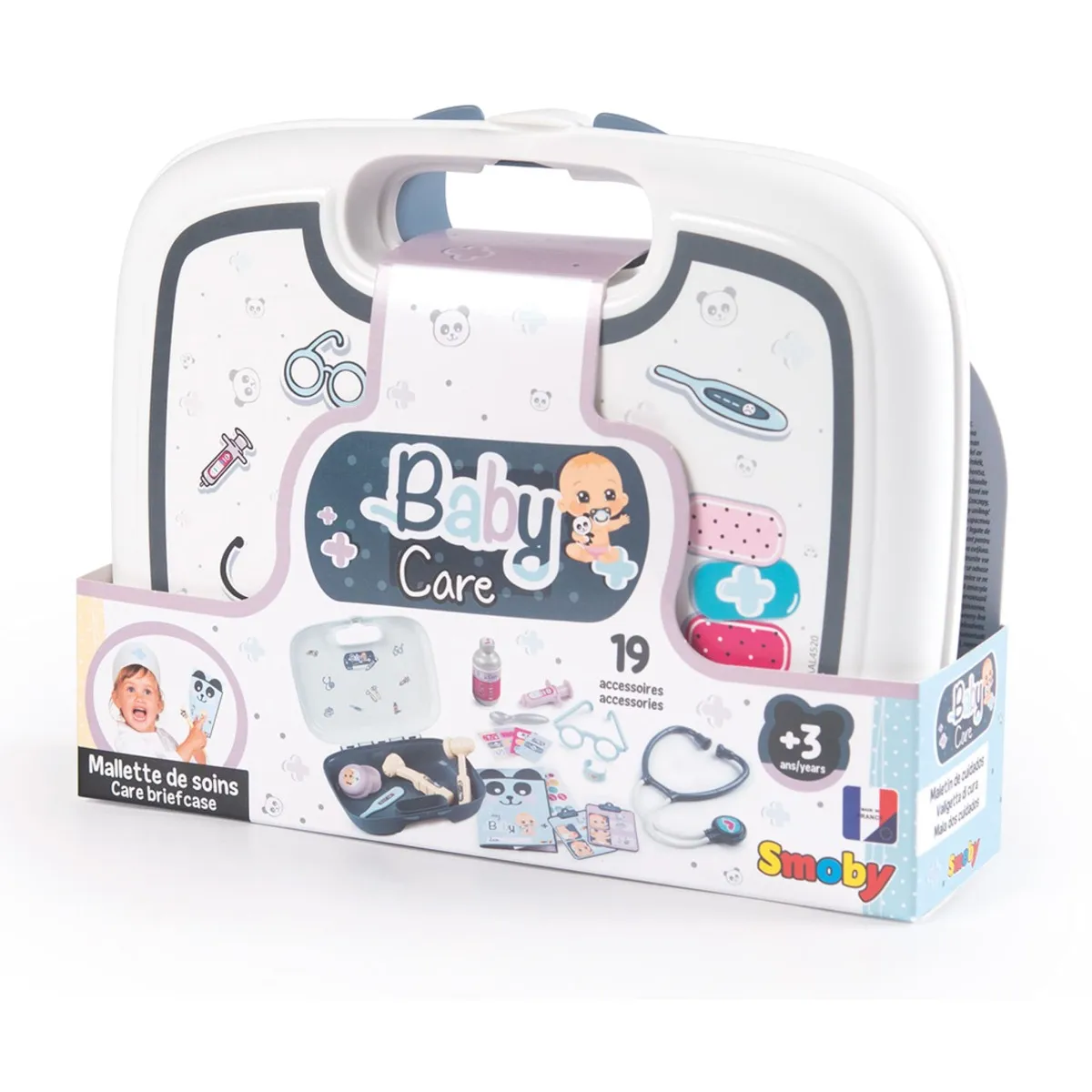 Smoby Jouet Mallette de Médecin Soins Bébé