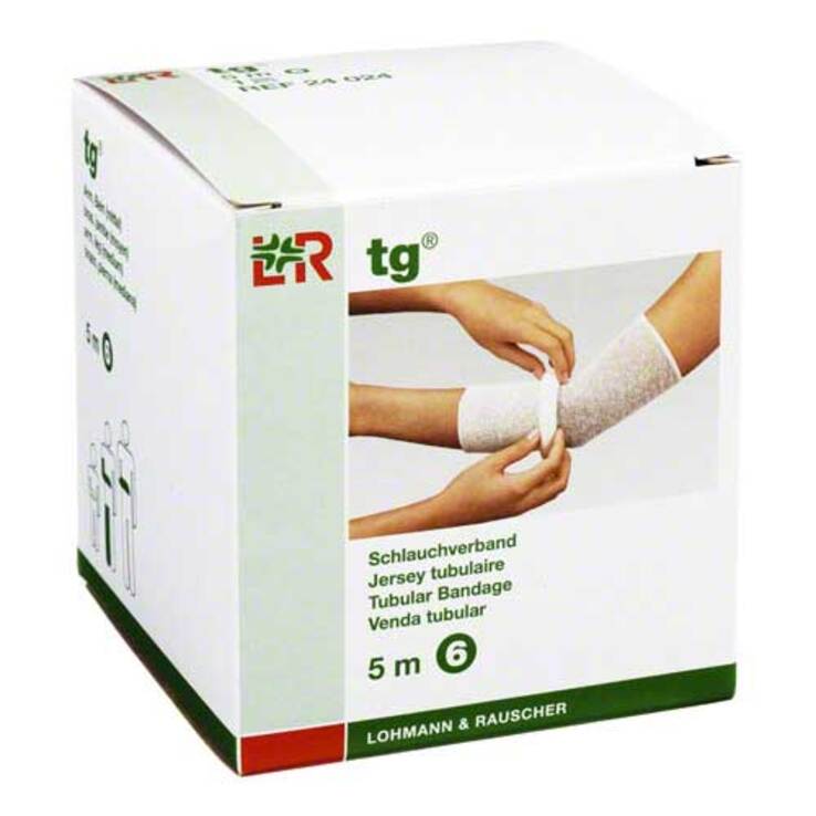 TG Schlauchverband Größe 6 5 m weiß 24024, 1 St