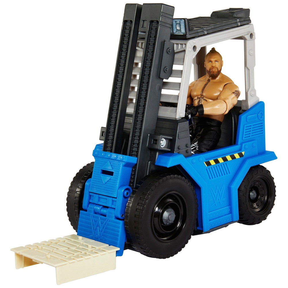 WWE Wrekkin Slam 'N Stack Gabelstapler mit Brock Lesnar Figur