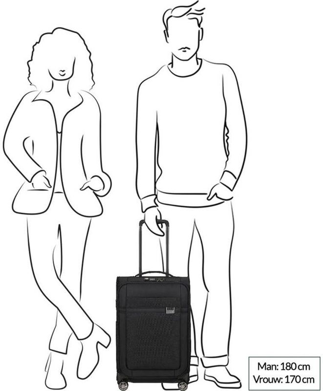 Samsonite Reiskoffer Airea spinner uitbreidbaar Length 35 Dark Blue