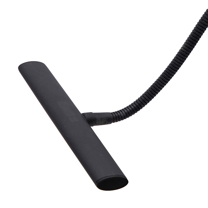 Design wandlamp zwart 18,5 cm incl. LED met dimmer - Tableau
