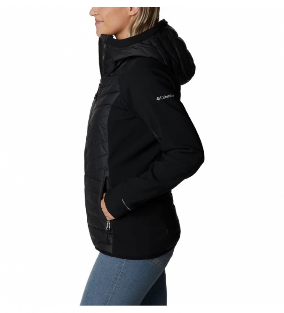 Jaqueta híbrida Columbia Powder Lite, preta