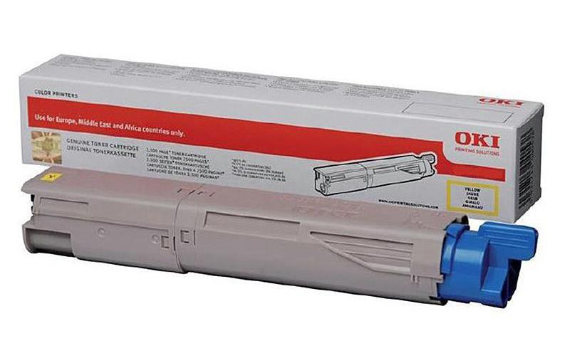 Toner 45862837 Yellow<br>Toner