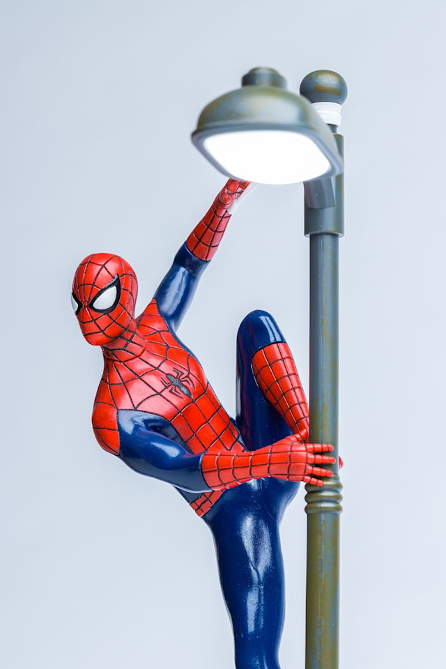 Spiderman Lampe