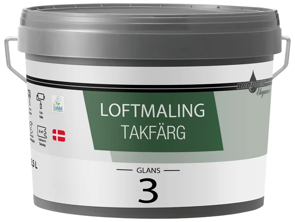 Loftmaling Glans 3 - hvid