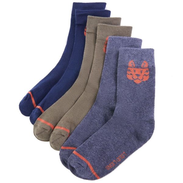 vidaXL Meias para Criança 5 Pares UE 30-34 - 14736
