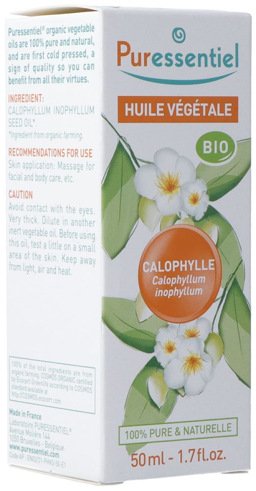 Puressentiel Pflanzenöl Calophylle<br>50 ml, Flasche, Öl, Bio
