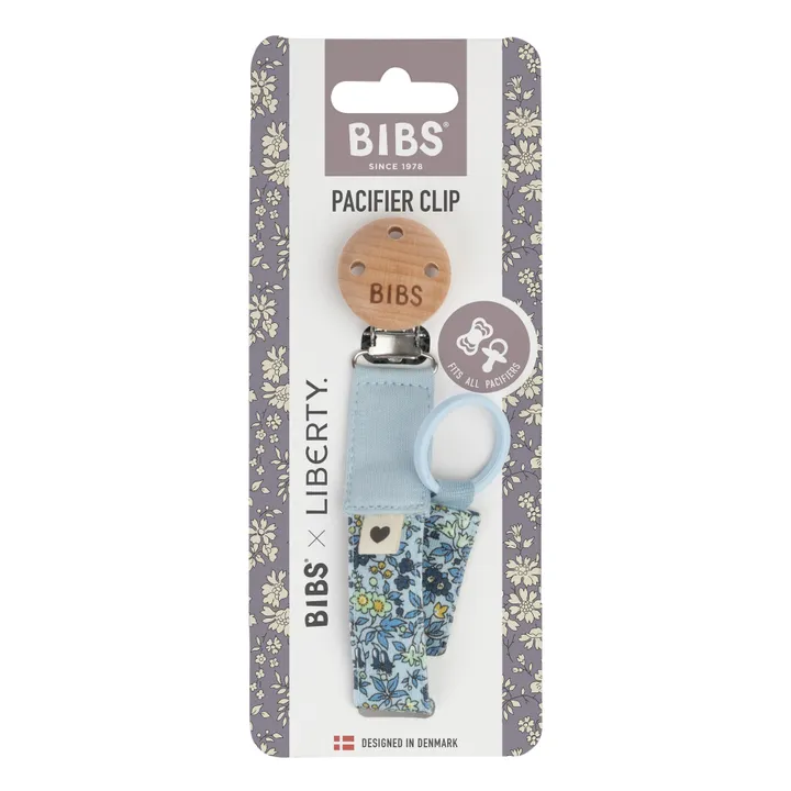 Bibs Attache tétine - Bibs x Liberty | Bleu ciel