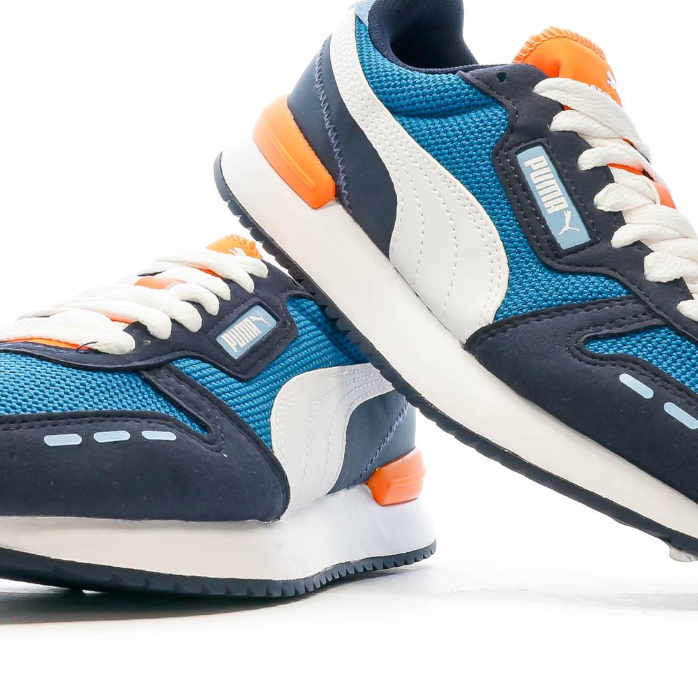 Puma Baskets Bleu/Blanc Garçon Puma R78