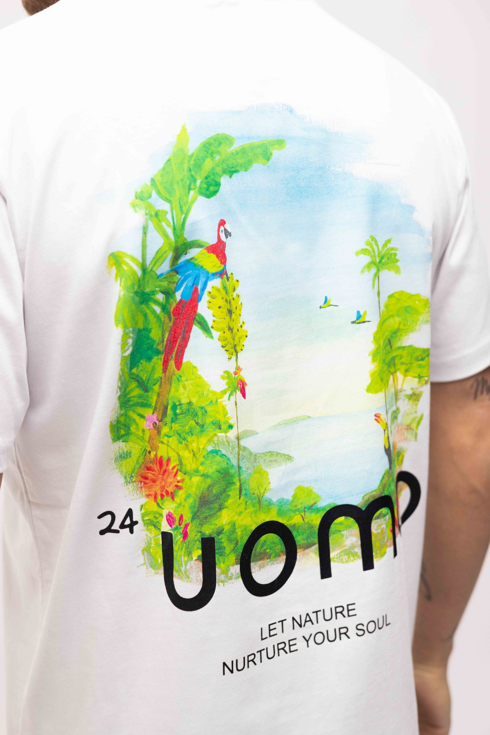 24 Uomo Paradise 2.0 T-shirt Wit