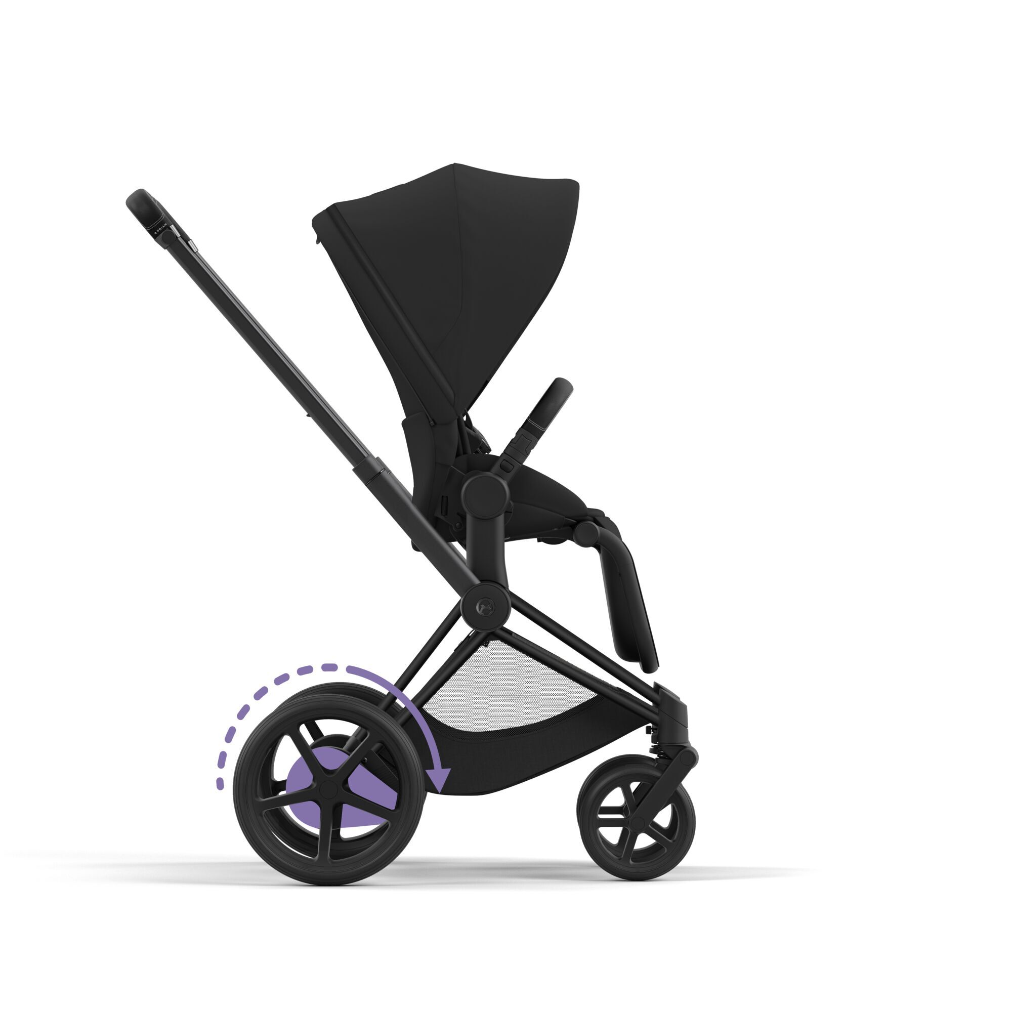 e-Priam Rahmen Matt Black