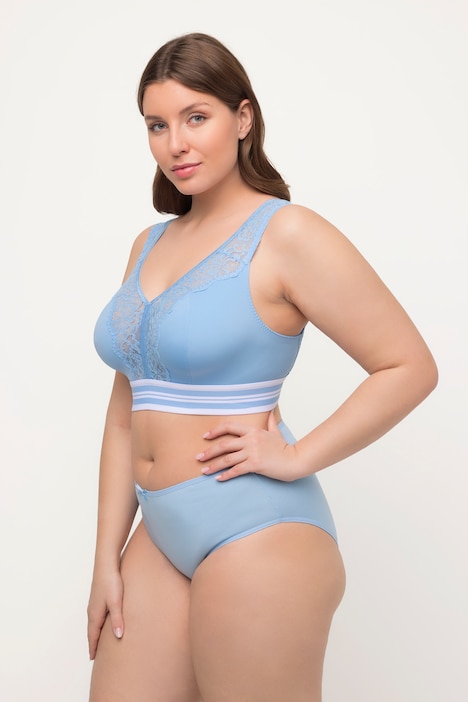 Minimizer-Bralette, Spitze, ohne Bügel