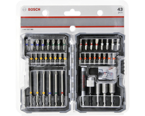 Bosch 43-delige schroevendraaierbitset
