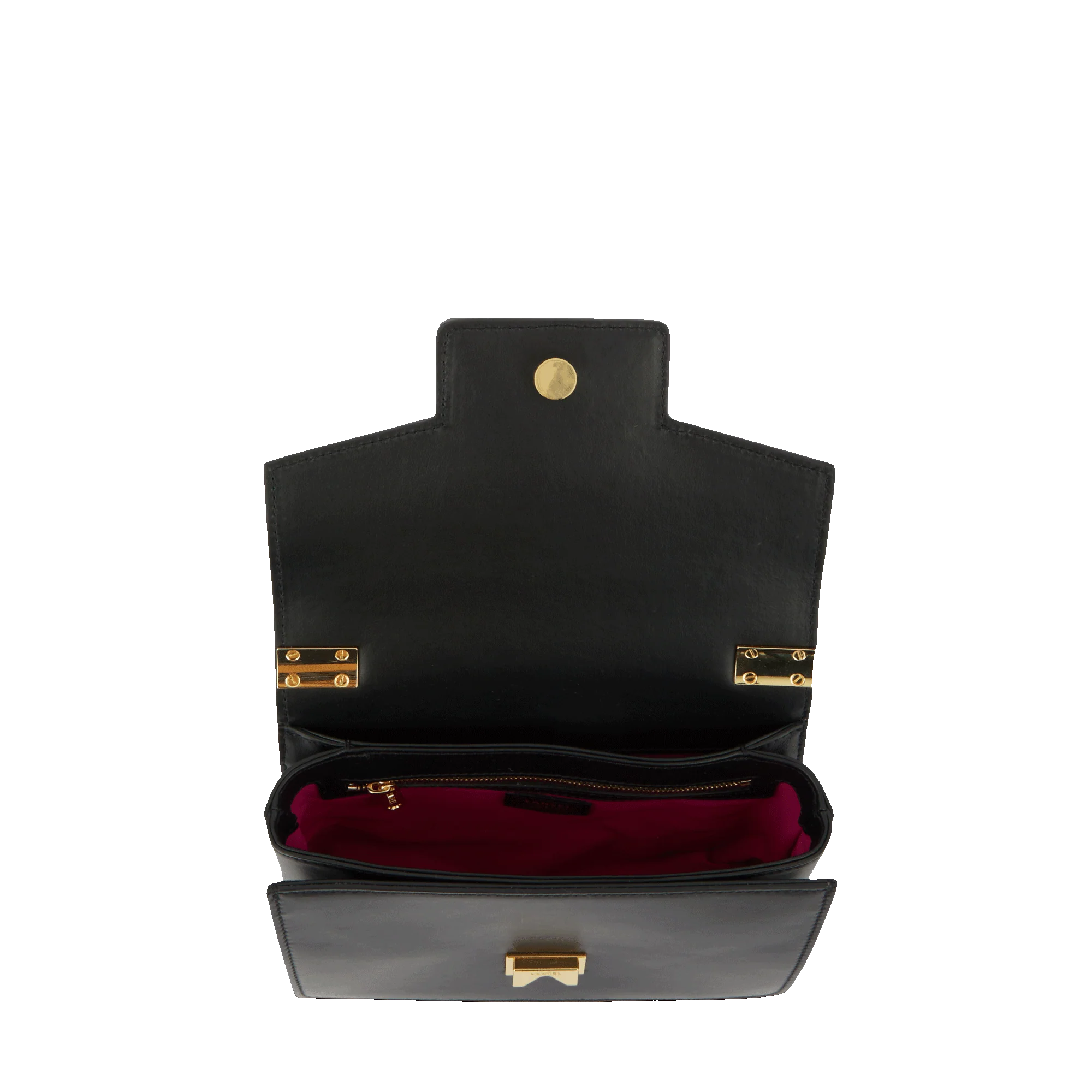 Sac rabat Roxane de Lancel-Noir/Doré