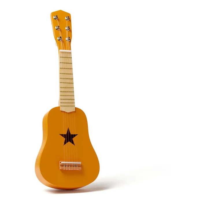 Kid's Concept Guitare en bois | Jaune moutarde