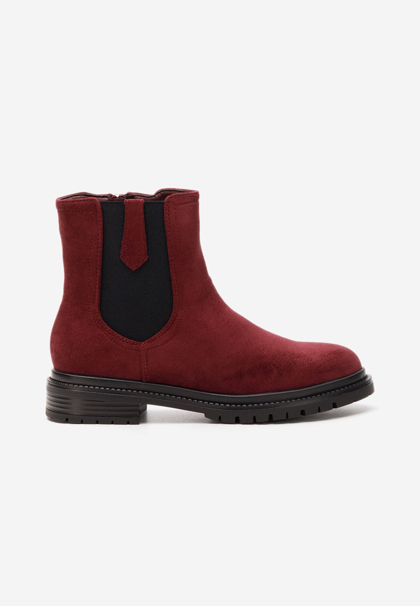 Bottines femme bordeaux Nevea