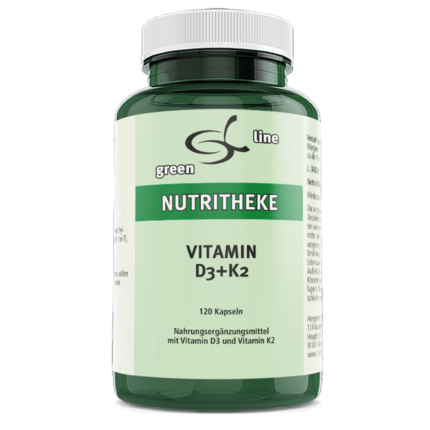 green line NUTRITHEKE Vitamin D3 + K4