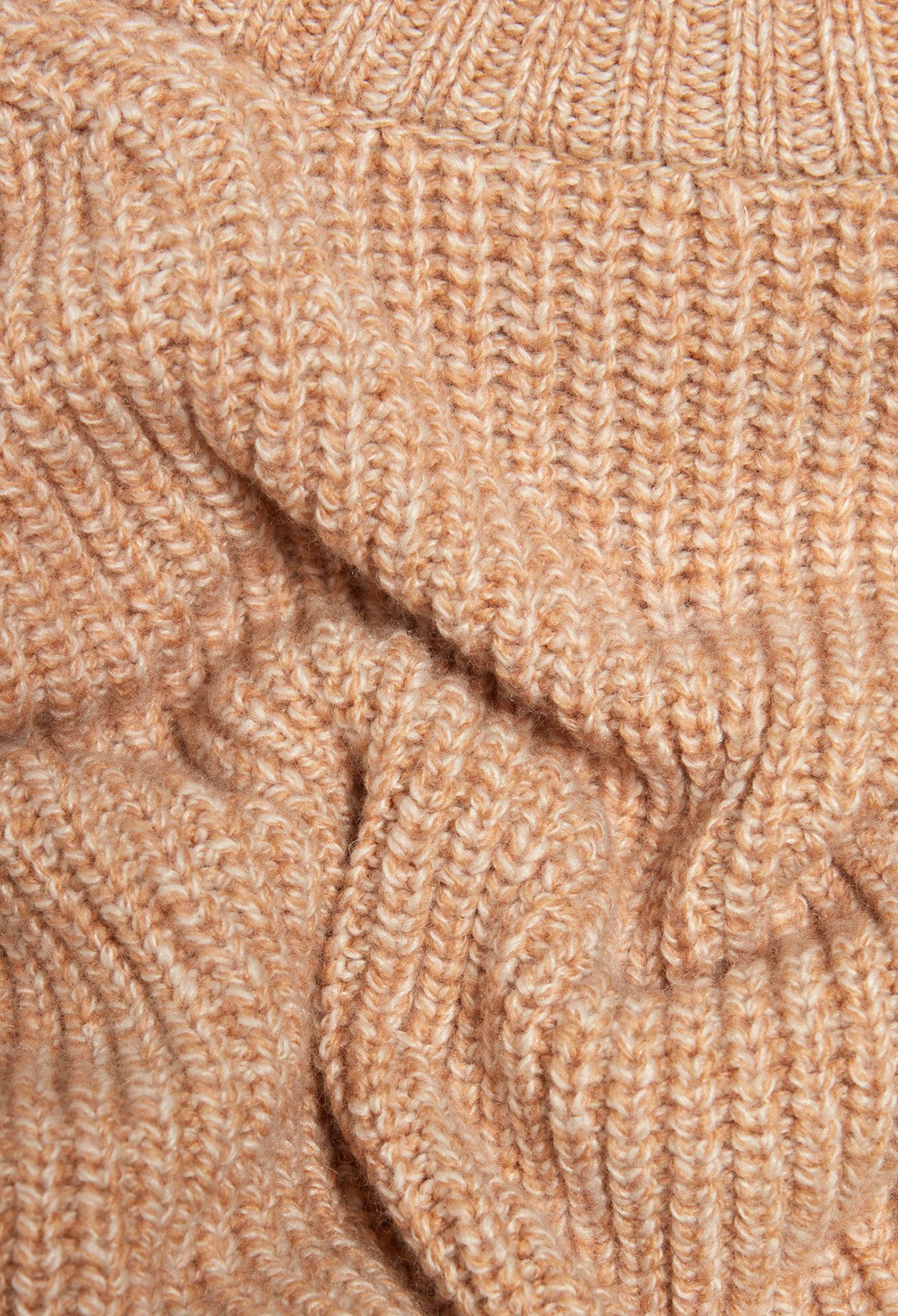 Pull beige court maille