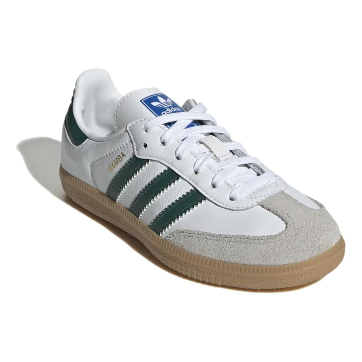 Adidas Baskets Samba Lacets Semelle Gomme | Vert