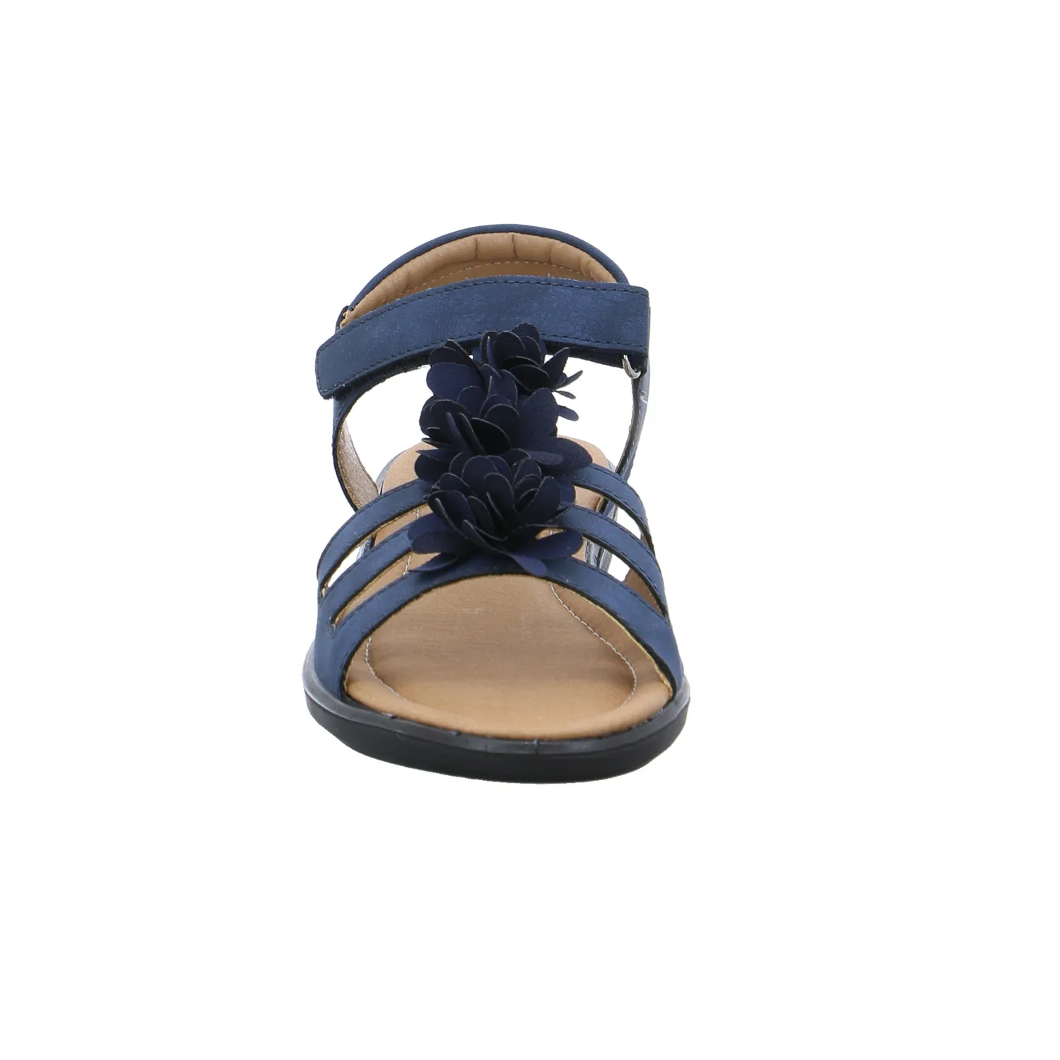 RICOSTA Mädchen-Sandale Jeansblau Leder  Sommerschuh
