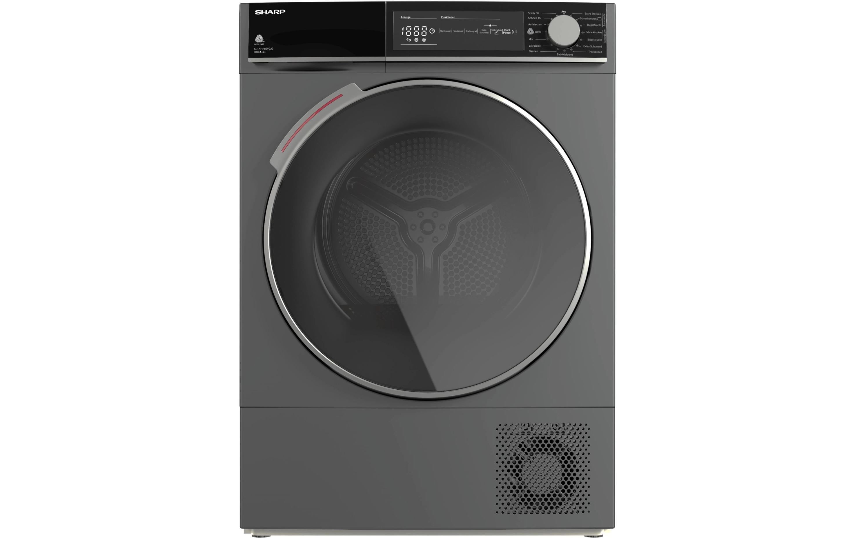 Wäschetrockner KD-NHH8S9GA3-DE Rechts<br>Wärmepumpentrockner