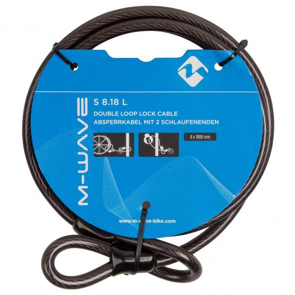 M-Wave - Absperrkabel S 8.18 L - Antivol vélo