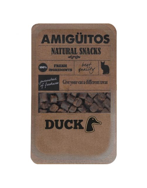 Amiguitos Cat Snack Duck - Kattensnack - 100 g