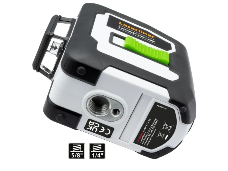 Laserliner CompactPlane, 30 m, 0,35 mm/m, 3°, 30 m, 515 nm, Linjeniveau