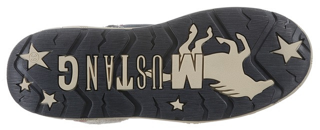 Mustang Shoes Winterboots  mit Kunstfellkragen in Weite G = weit