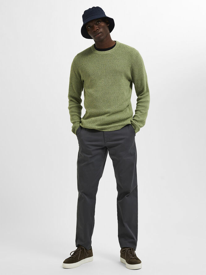Selected Homme SLHSLIM-NEW MILES 175 FLEX CHINO W Dark shadow