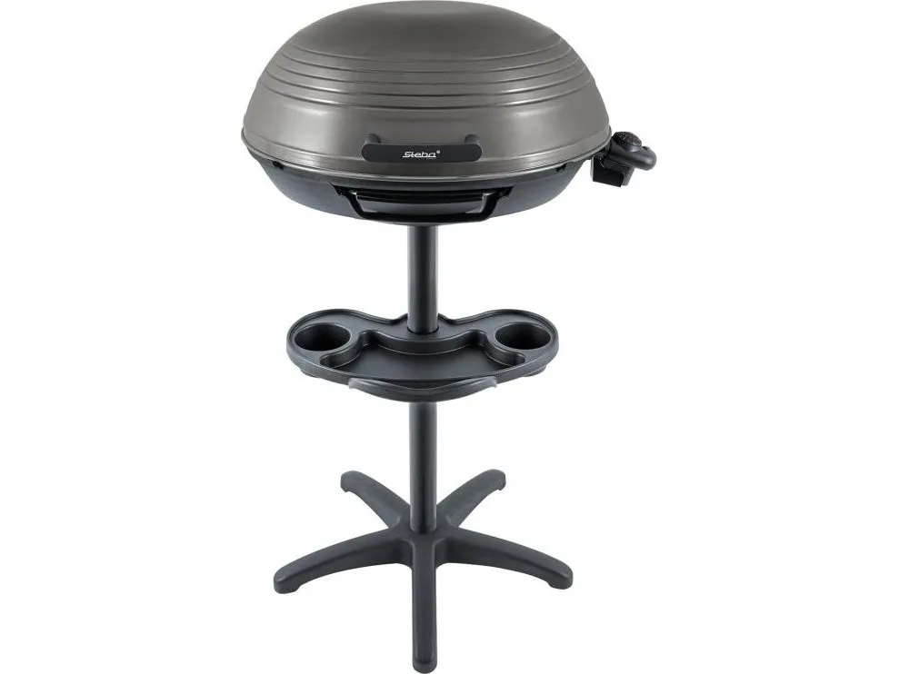 Steba VG 325, 2000 W, Grill, Elektrisk, Kogeø, Stegeplade, Sort, Grå