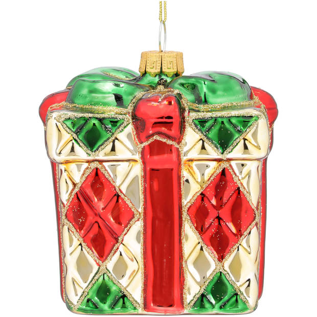 Blokker Funbal - Cadeautje - Rood/Goud/Groen