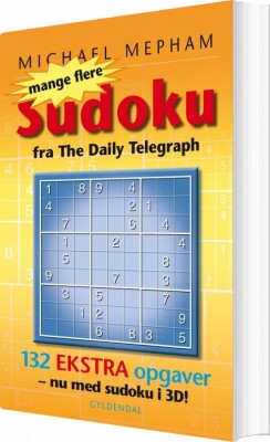 Mange Flere Sudoku - Med 3D Opgaver - Michael Mepham - Bog