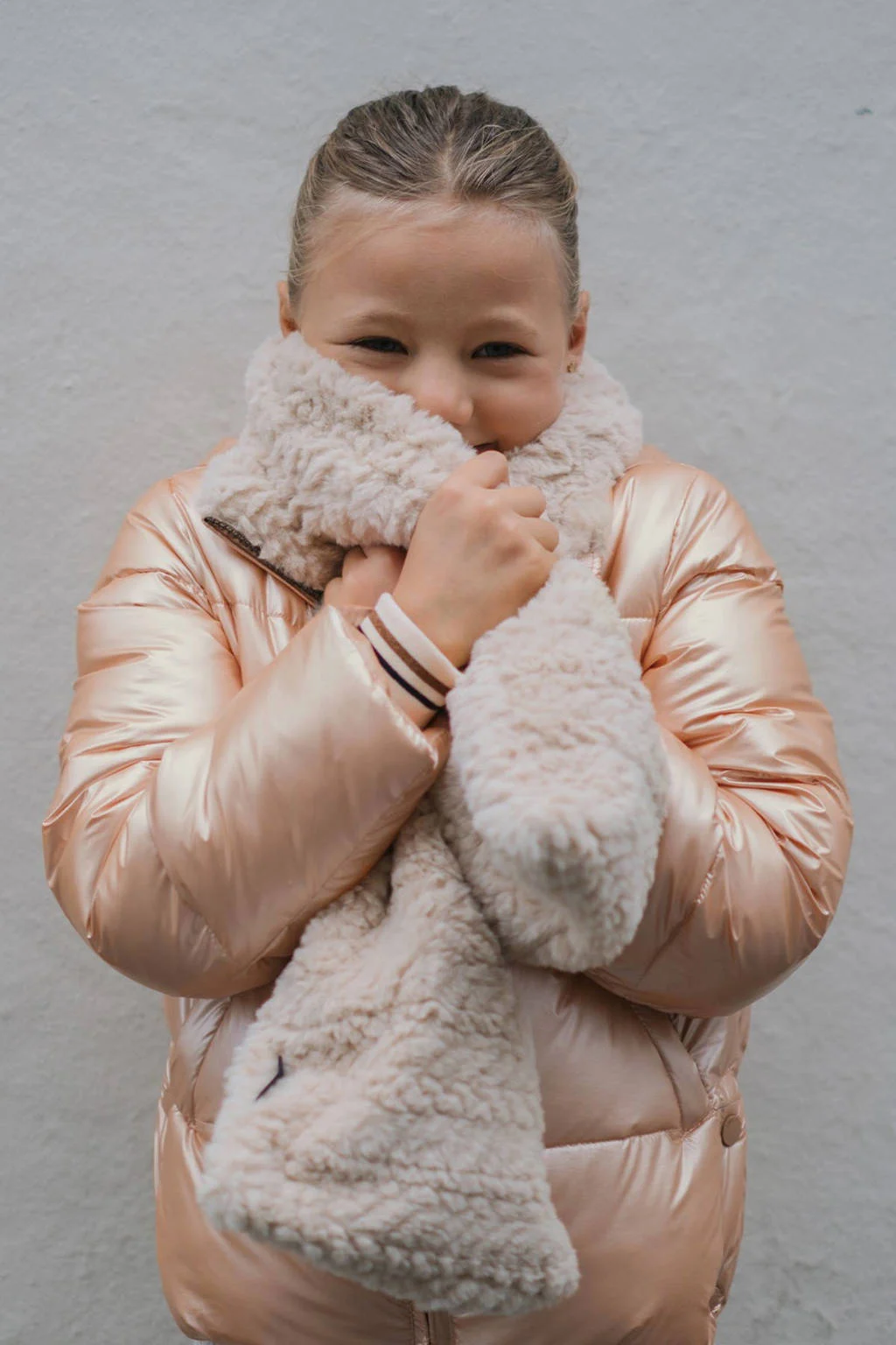 Like Flo gewatteerde jas roze