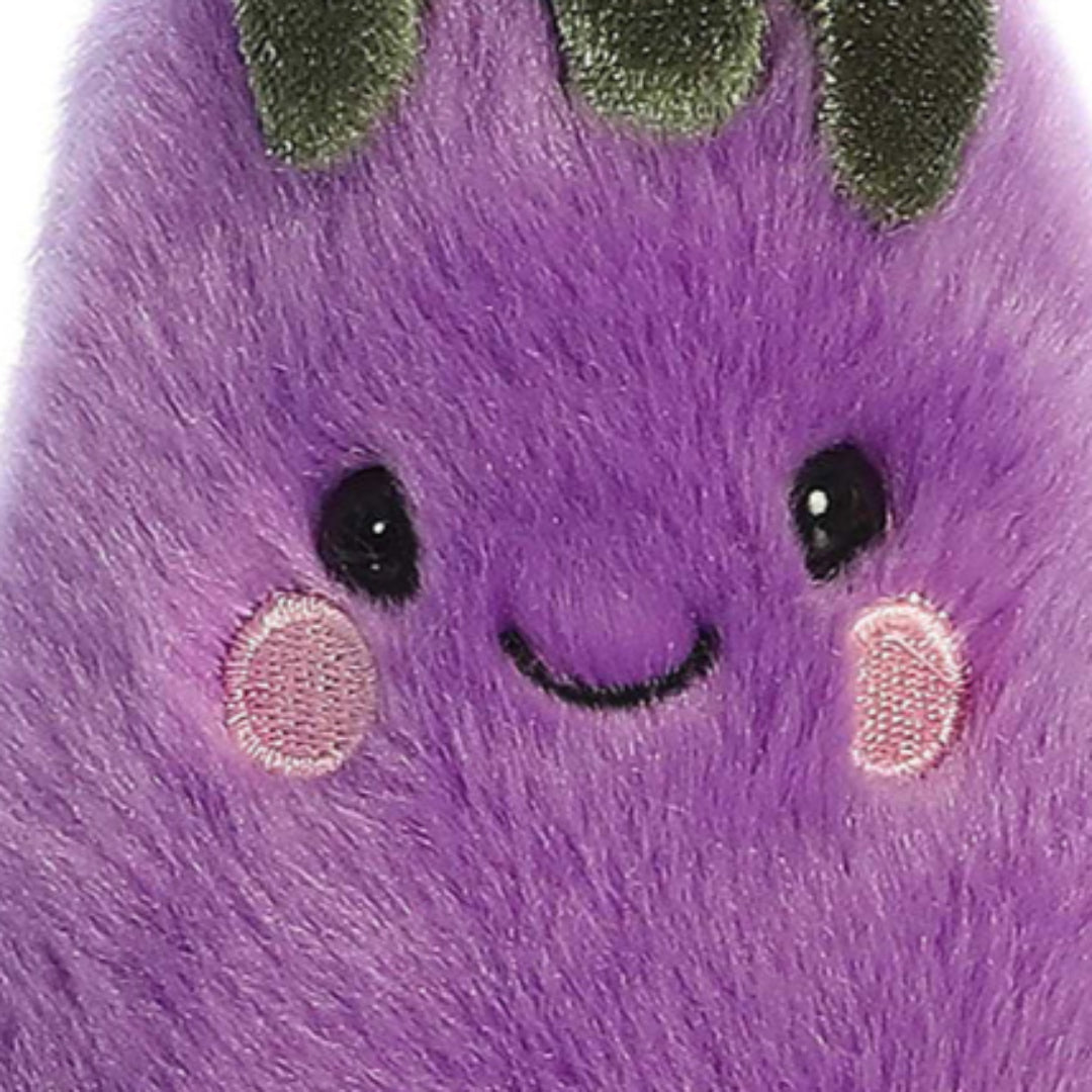 palm pals knuffelaubergine aubrey - 13 cm