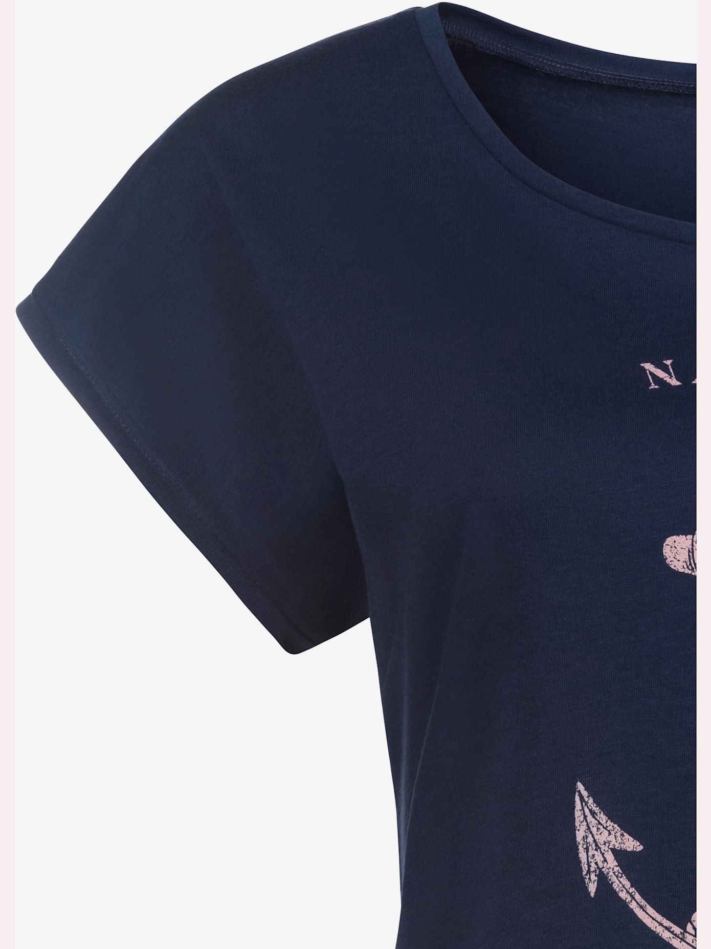 T-shirt manches à bords francs